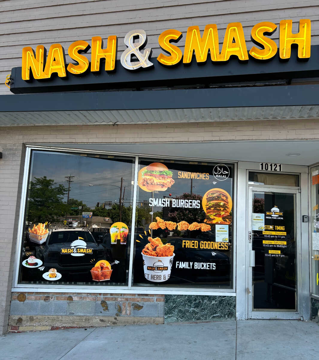 Nash & Smash Nears Opening with New Signage Installed – TasteDMV